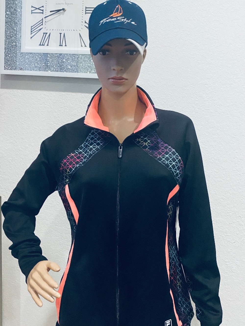 Fila Women's Black Athletic Track Jacket